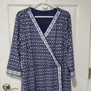 Talbots Faux Wrap Dress Size 2X